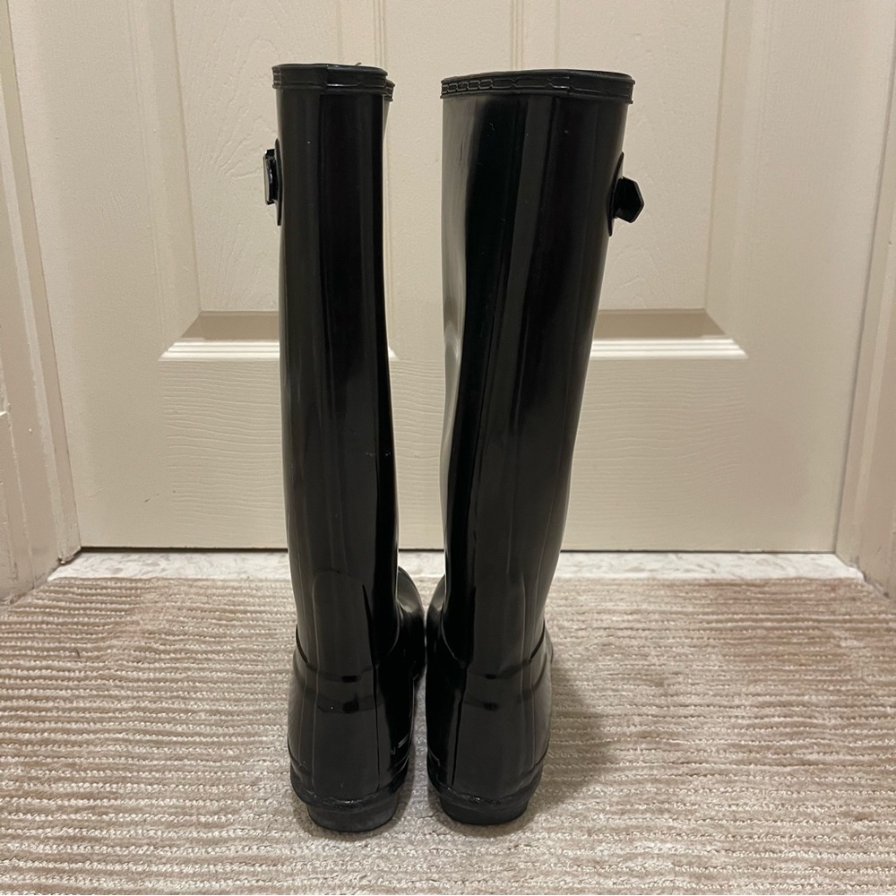 Hunter Boots - Tall Glossy Black - Size 8 Female - Picture 4 of 7